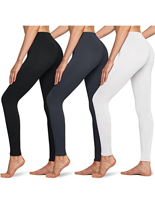 ATHLIO 1 or 3 Pack Women's Thermal Yoga Pants, Fleece Lined Compression Workout Leggings, Winter Athletic Running Tights