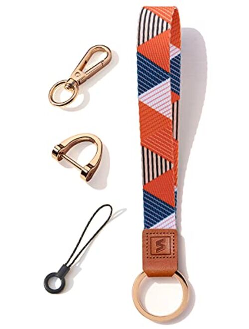 SENLLY Wristlet Lanyard Strap for Keys, Original Pattern Design Wrist Keychain Holder