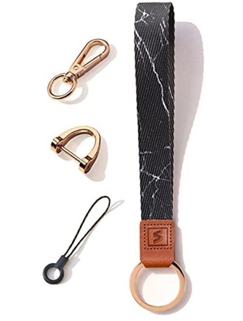 SENLLY Wristlet Lanyard Strap for Keys, Original Pattern Design Wrist Keychain Holder