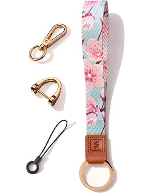 SENLLY Wristlet Lanyard Strap for Keys, Original Pattern Design Wrist Keychain Holder