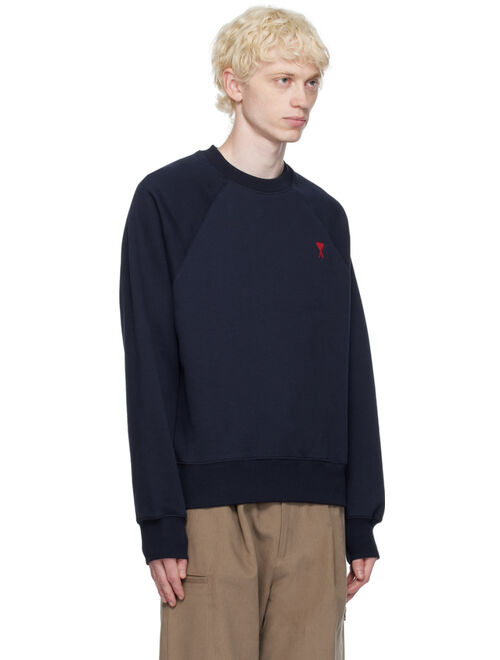 AMI Alexandre Mattiussi Navy Ami de Coeur Sweatshirt