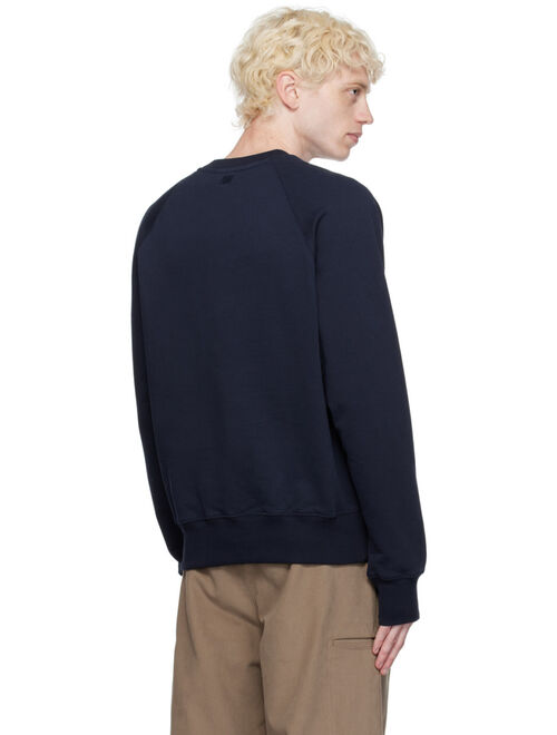 AMI Alexandre Mattiussi Navy Ami de Coeur Sweatshirt