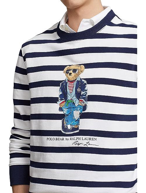 Polo Ralph Lauren Polo Bear Striped Fleece Sweatshirt