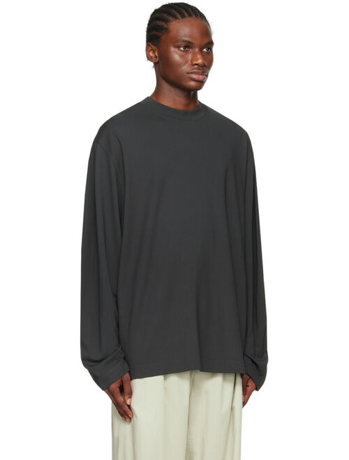 LEMAIRE Gray Dropped Shoulder Sweatshirt