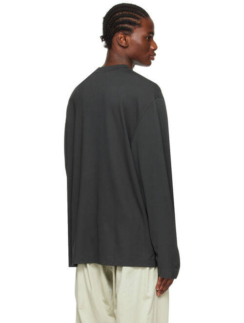 LEMAIRE Gray Dropped Shoulder Sweatshirt