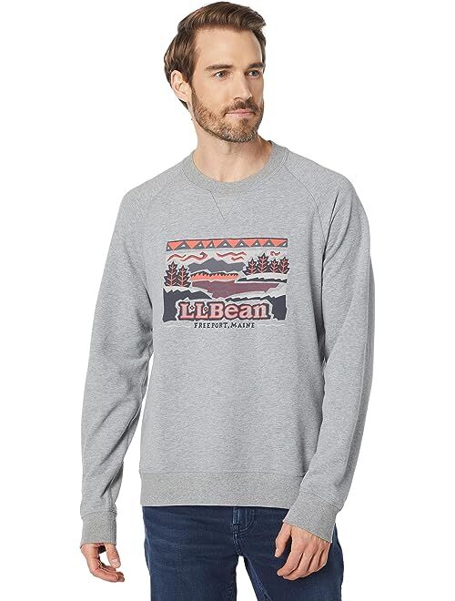 L.L.Bean Camp Crew Neck Graphic Regular