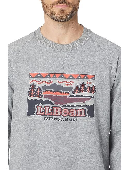 L.L.Bean Camp Crew Neck Graphic Regular