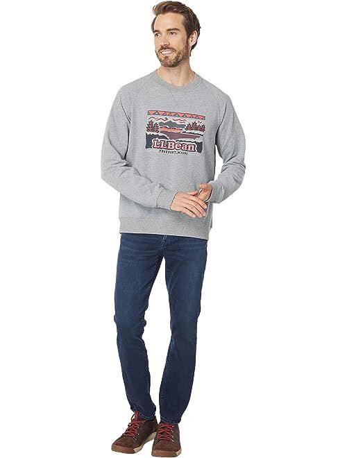 L.L.Bean Camp Crew Neck Graphic Regular