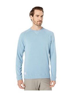 johnnie-O Pamlico Polyester Solid Raglan Long Sleeve Relaxed Fit Pullover Sweatshirt