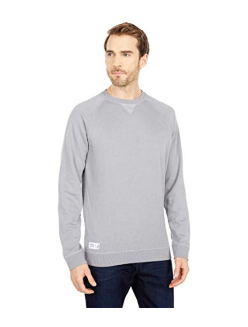 Johnnie o johnnie-O Pamlico Polyester Solid Raglan Long Sleeve Relaxed Fit Pullover Sweatshirt