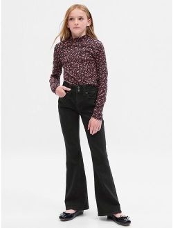 Kids High Rise '70s Flare Jeans with Washwell