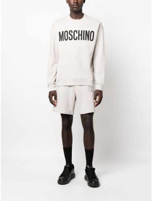 Moschino logo-print organic-cotton sweatshirt