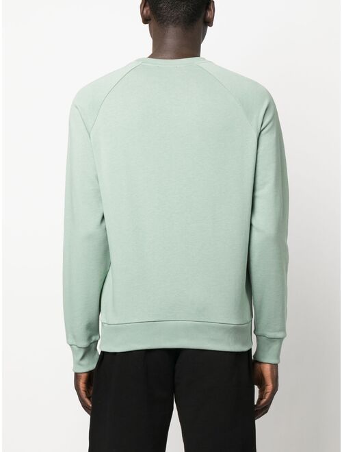 Balmain logo-print crew-neck sweatshirt