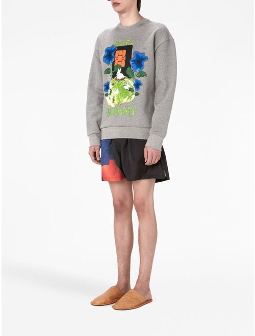 JW Anderson graphic-print cotton sweatshirt