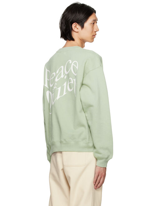 Museum of Peace & Quiet Green Warped Sweatshirt