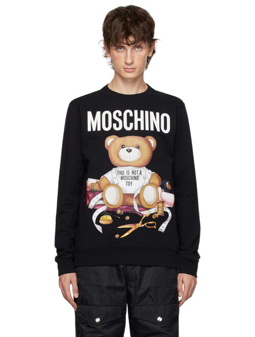 Moschino Black Teddy Bear Sweatshirt