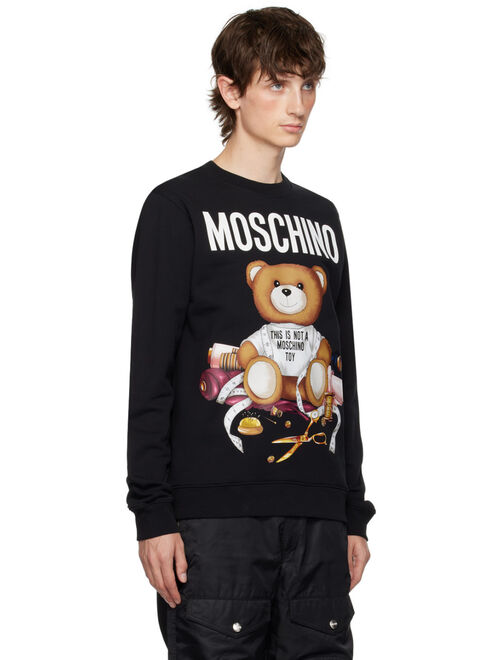 Moschino Black Teddy Bear Sweatshirt