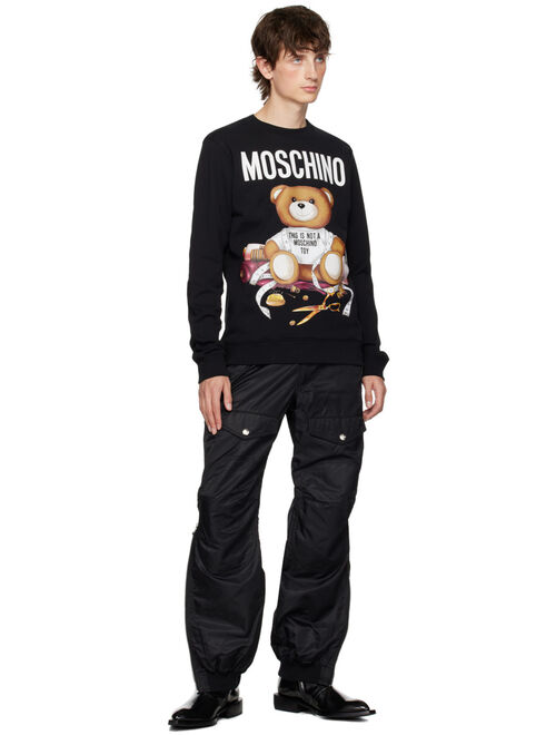 Moschino Black Teddy Bear Sweatshirt