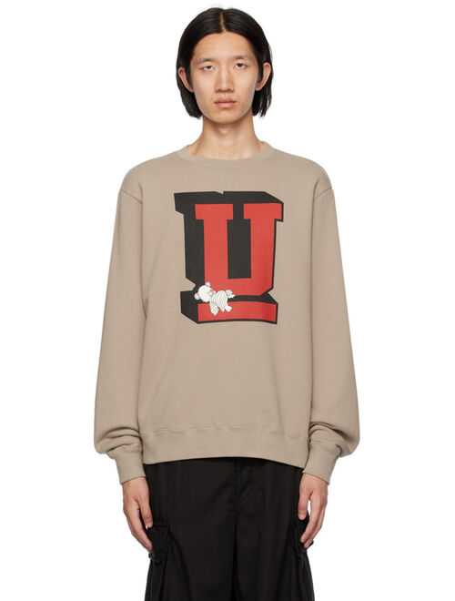 UNDERCOVER Beige 'U' Sweatshirt