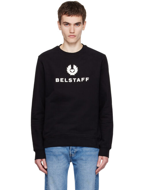 Belstaff Black Bonded Sweatshirt