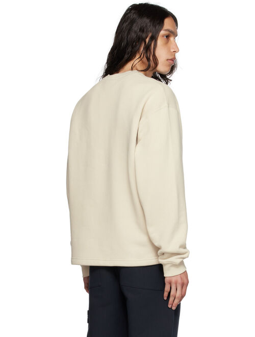 Stone Island Beige Bonded Sweatshirt