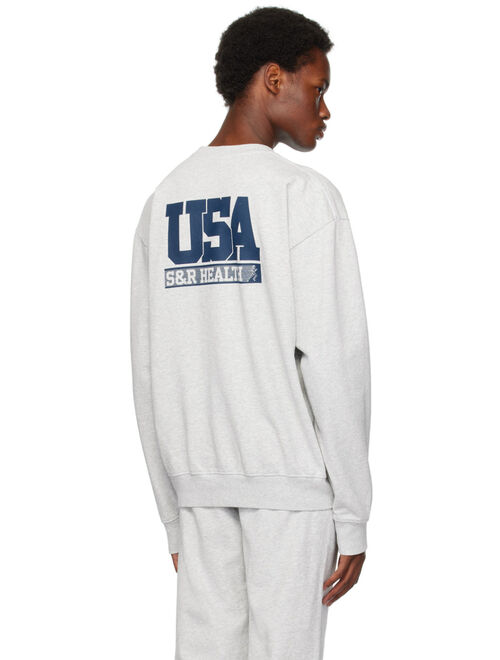 Sporty & Rich Gray 'Team USA' Sweatshirt