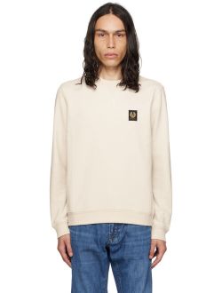 Belstaff Off-White Patch Sweatshirt