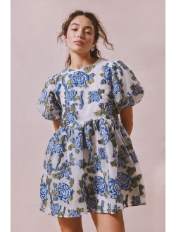 Dream Iris Floral Mini Dress