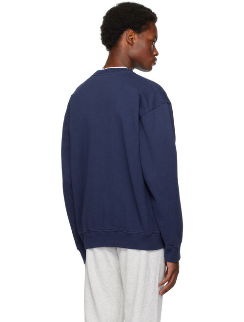 Sporty & Rich Navy 'Motion Club' Sweatshirt