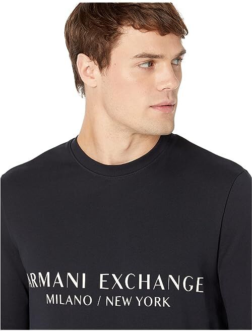 Armani Exchange Milano/New York Logo Sweatshirt