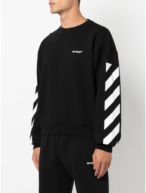 Off-White Diagonal Helvetica oversized sweatshirt