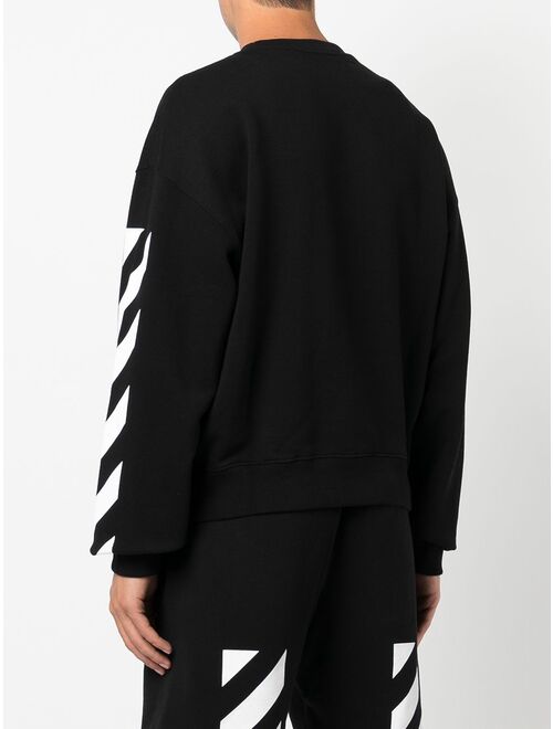 Off-White Diagonal Helvetica oversized sweatshirt