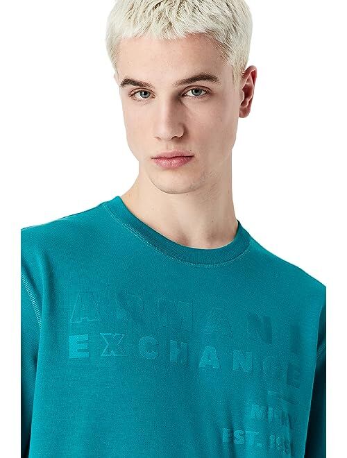 Armani Exchange Cotton Crew Neck Sweatshirt