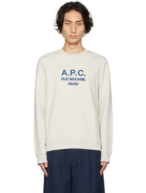 A.P.C. Gray Rufus Sweatshirt