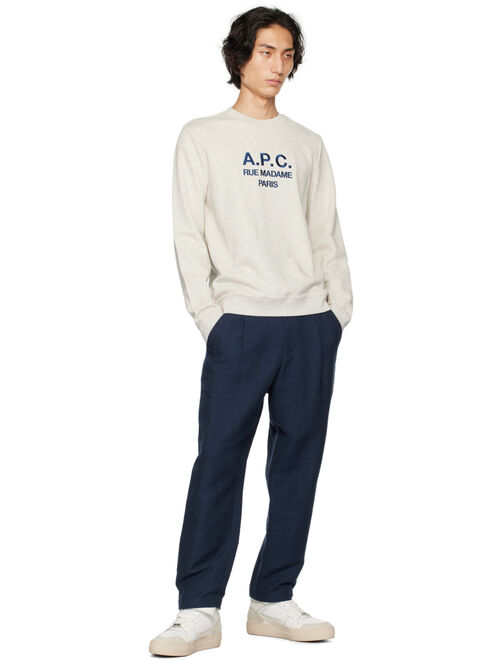 A.P.C. Gray Rufus Sweatshirt