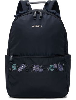 ANNA SUI MINI Kids Navy Mothers Backpack