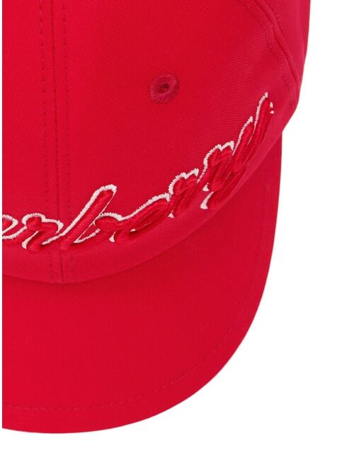 Burberry Kids logo script cotton baseball cap