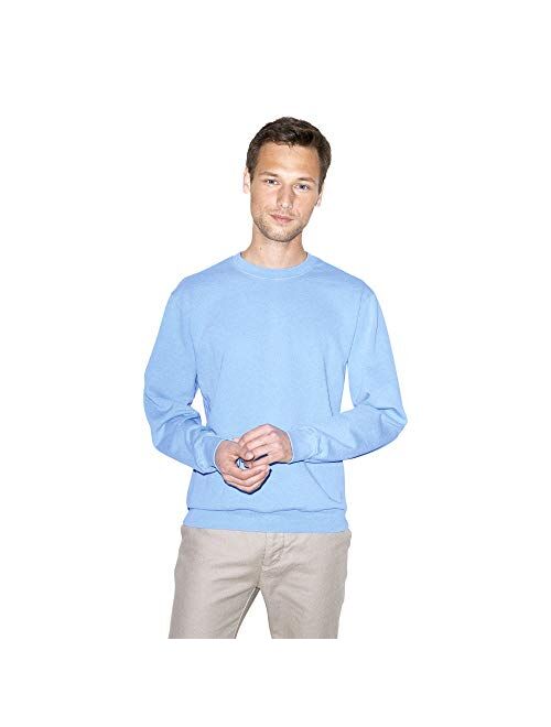 American Apparel Men's French Terry Long Sleeve Crewneck Pullover