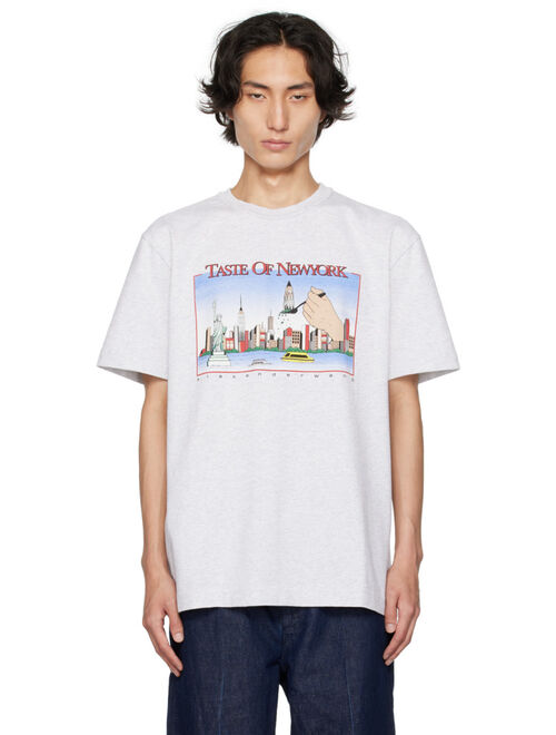 Alexander Wang Gray NY Skyline T-Shirt