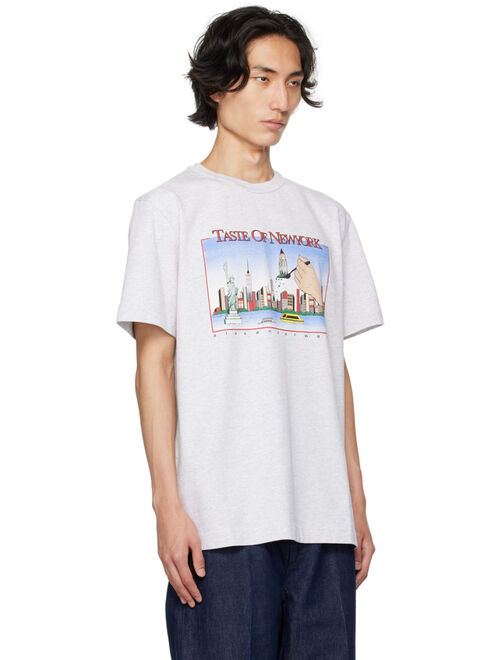 Alexander Wang Gray NY Skyline T-Shirt