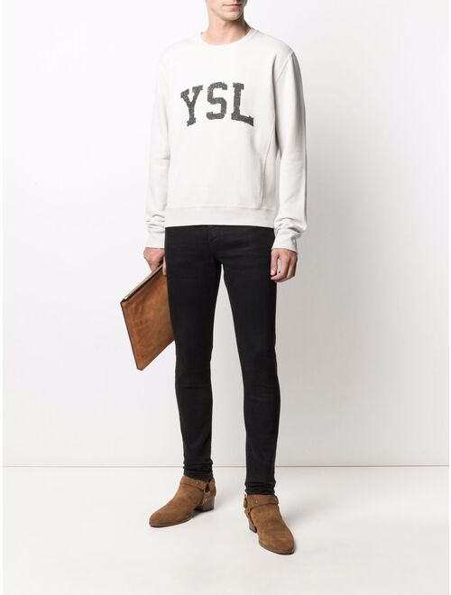 Yves Saint Laurent Saint Laurent logo-print sweatshirt