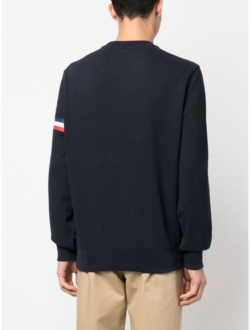 Moncler logo-print cotton sweatshirt