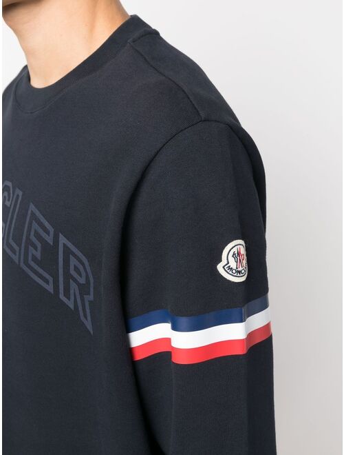 Moncler logo-print cotton sweatshirt