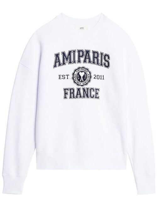 AMI Paris Paris France printed sweatshirt