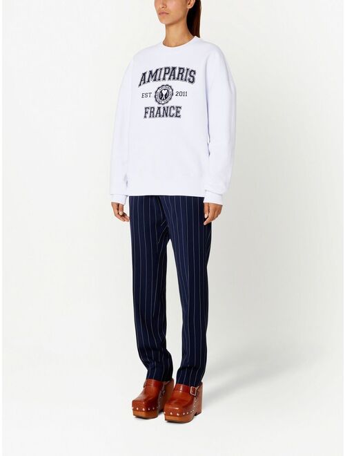 AMI Paris Paris France printed sweatshirt