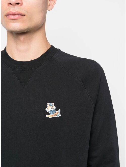 Maison Kitsune chest patch sweatshirt