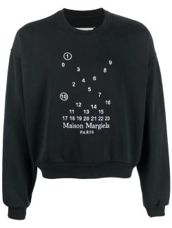 logo-print cotton sweatshirt