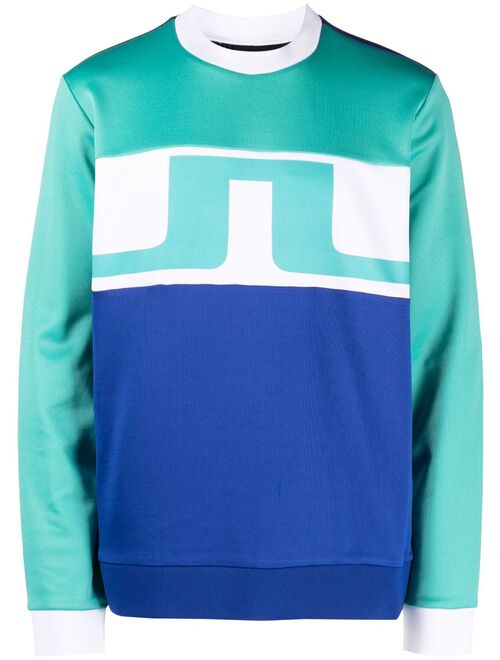 J.Lindeberg colourblock long-sleeve sweater