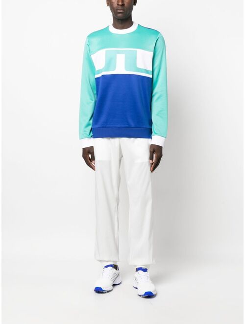 J.Lindeberg colourblock long-sleeve sweater