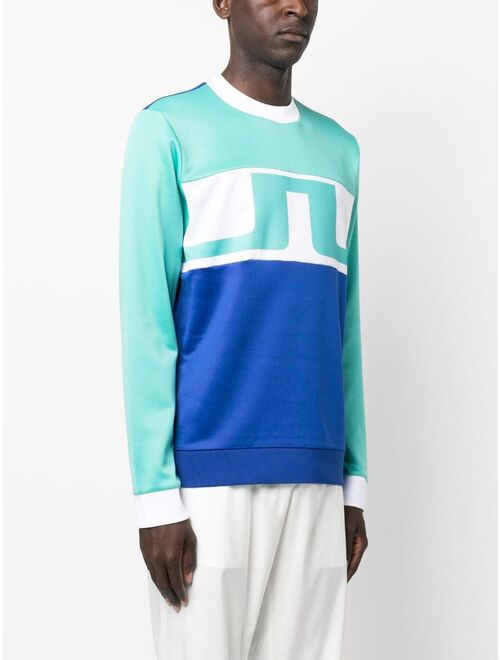 J.Lindeberg colourblock long-sleeve sweater